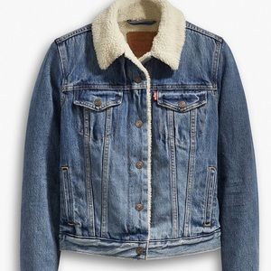 Women’s premium Sherpa jean jacket